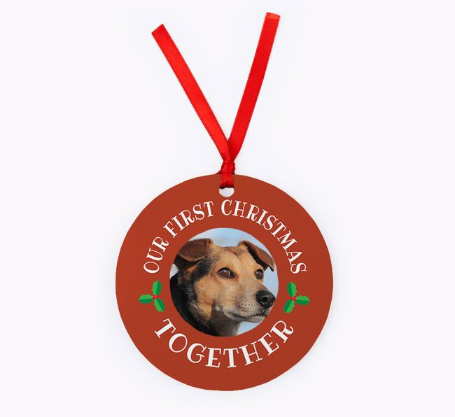 First Christmas Together: Personalised {breedFullName} Christmas Decoration