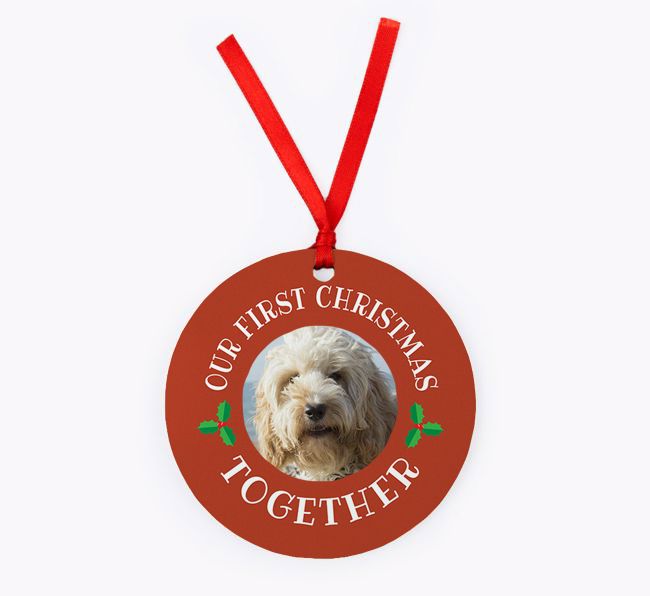 First Christmas Together: Personalised {breedFullName} Christmas Decoration
