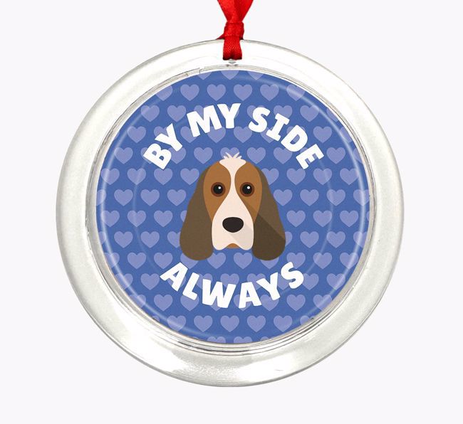 'By My Side Always' - Personalized {breedFullName} Christmas Decoration