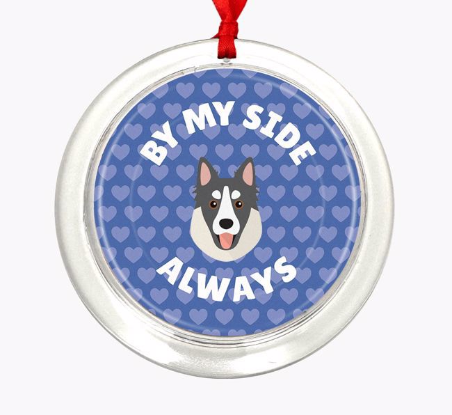 'By My Side Always' - Personalized {breedFullName} Christmas Decoration