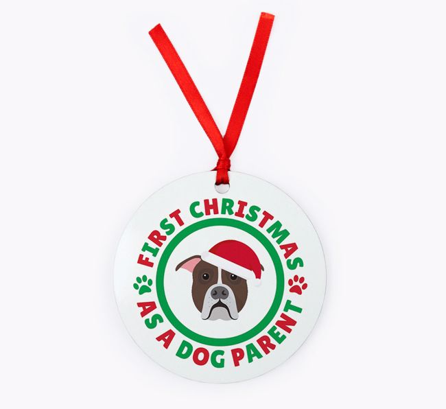 'Dog Parent' - {breedFullName} Christmas Decoration