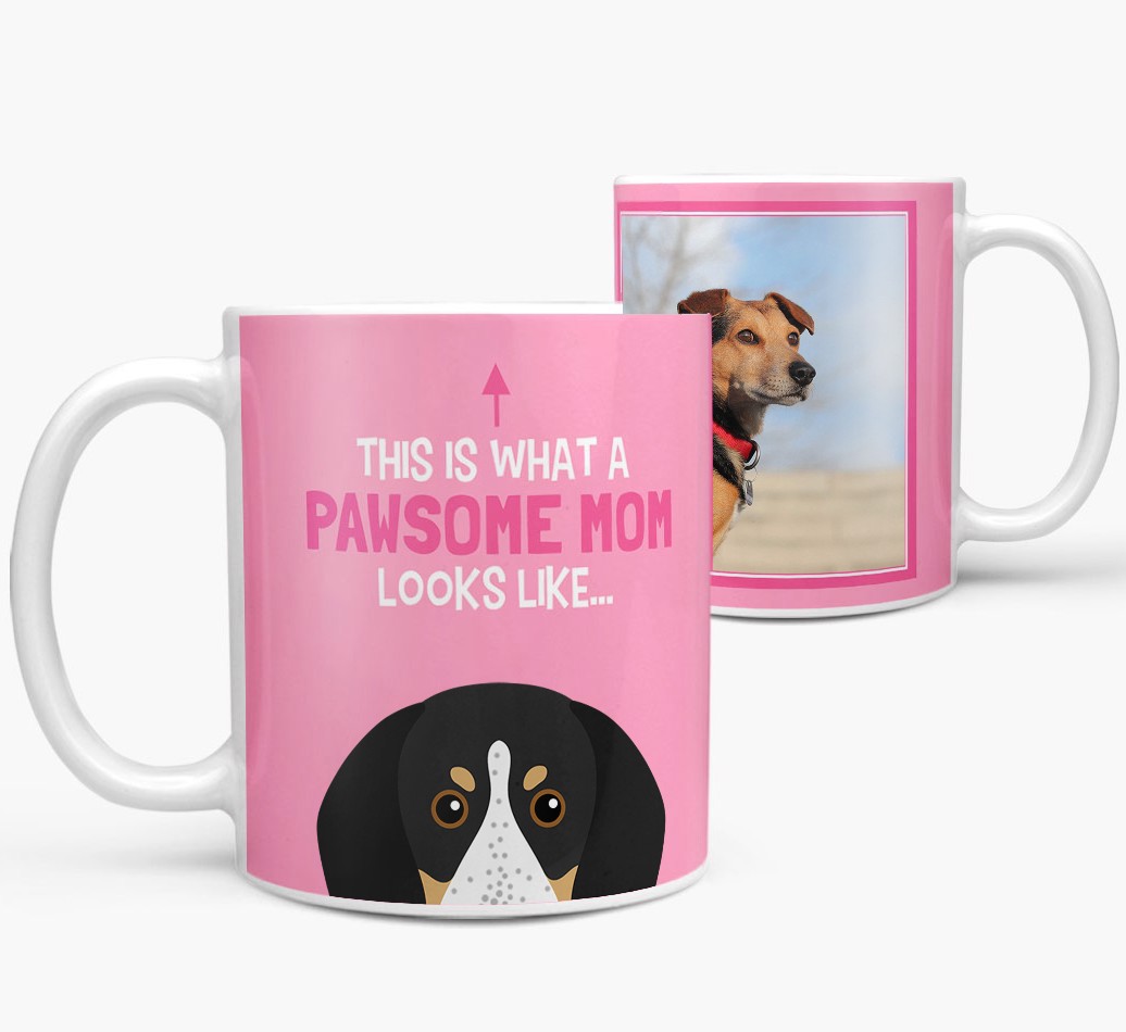 'This Is What A Pawsome Mom Looks Like...' - Personalized {breedFullName} Mug