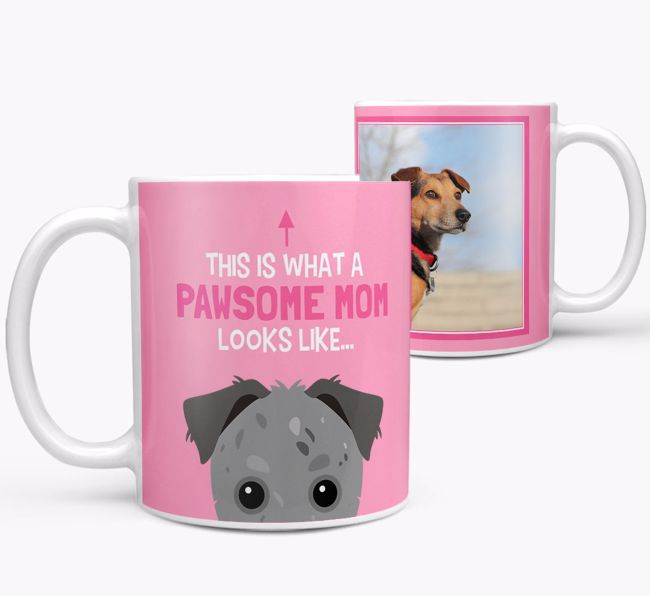 'Pawsome Mom' - Personalized {breedFullName} Mug