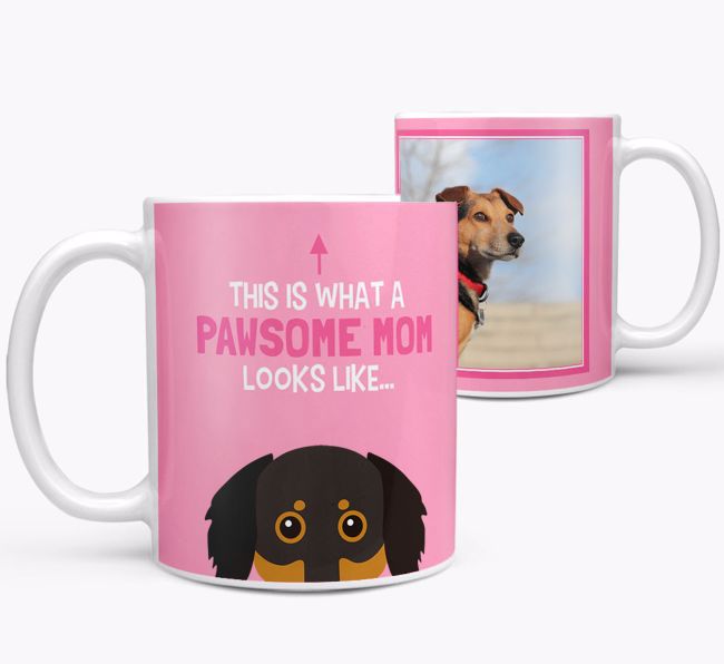 'Pawsome Mom' - Personalized {breedFullName} Mug