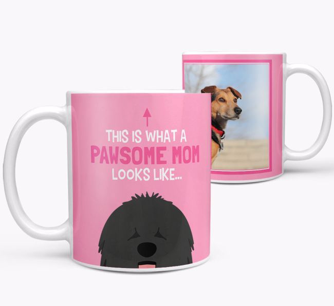 'Pawsome Mom' - Personalized {breedFullName} Mug