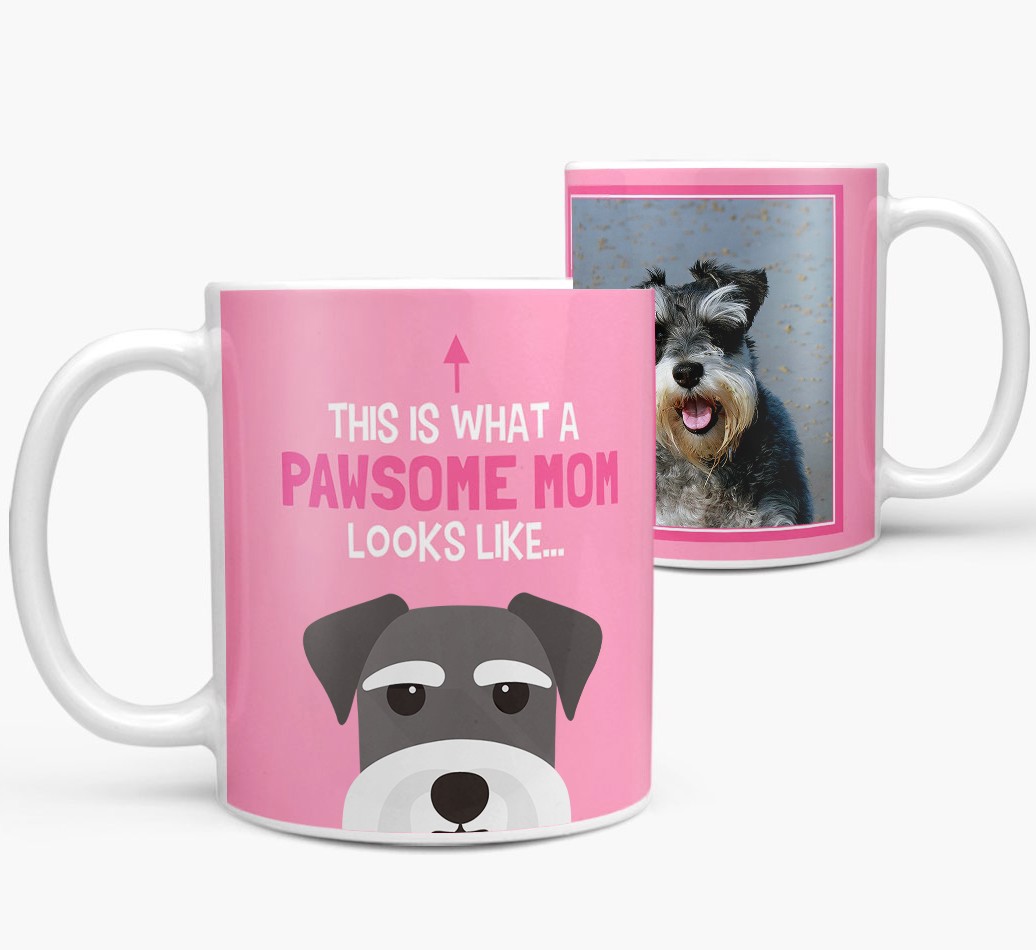 'This Is What A Pawsome Mom Looks Like...' - Personalized {breedFullName} Mug