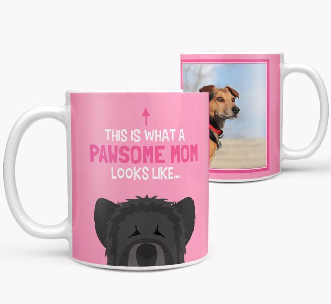 'Pawsome Mom' - Personalized {breedFullName} Mug