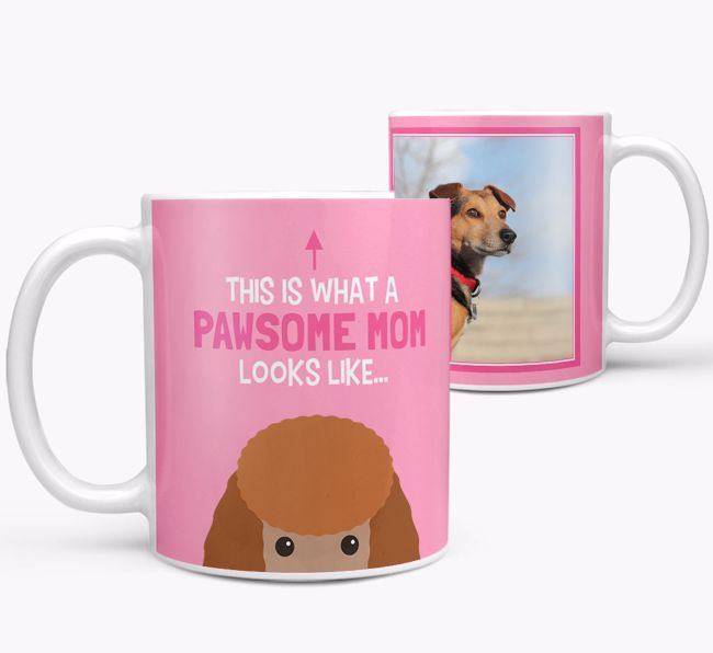 'Pawsome Mom' - Personalized {breedFullName} Mug