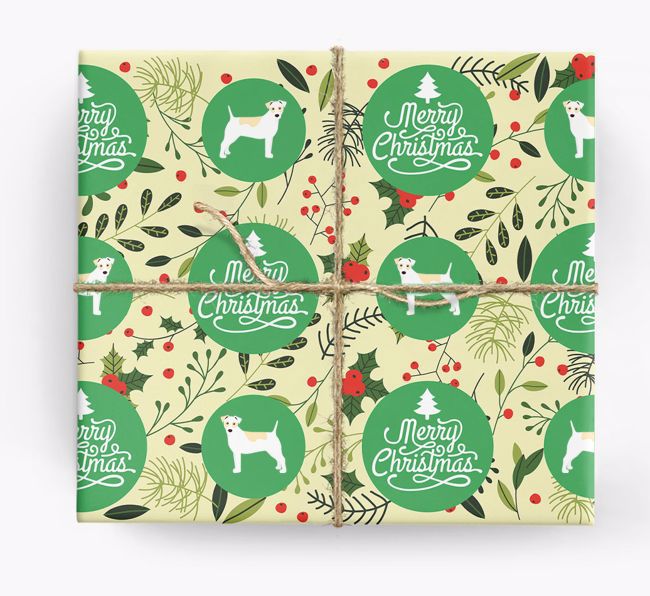 'Merry Christmas' - Personalised {breedFullName} Wrapping Paper