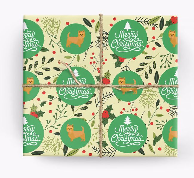 'Merry Christmas' - Personalised {breedFullName} Wrapping Paper