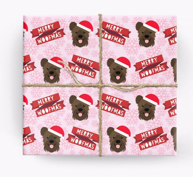 Merry Woofmas: Personalized {breedFullName} Wrapping Paper