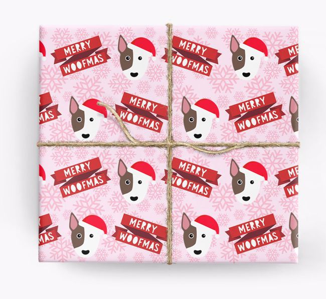 Merry Woofmas: Personalized {breedFullName} Wrapping Paper