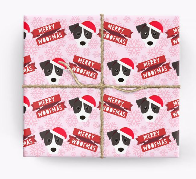 Merry Woofmas: Personalized {breedFullName} Wrapping Paper