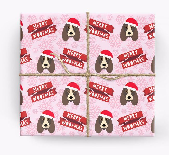 Merry Woofmas: Personalised {breedFullName} Wrapping Paper