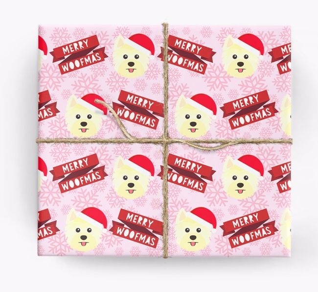 Merry Woofmas: Personalised {breedFullName} Wrapping Paper