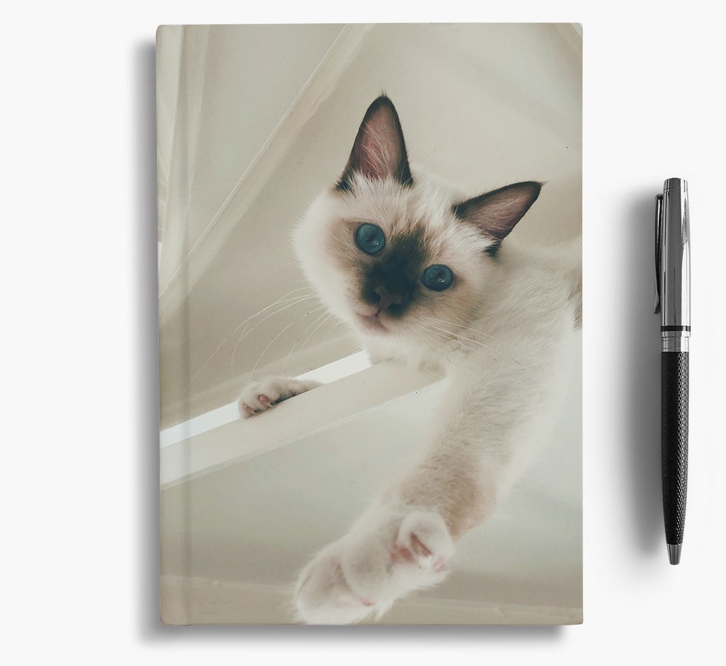 Photo Upload Notebook with photo of your {breedFullName}