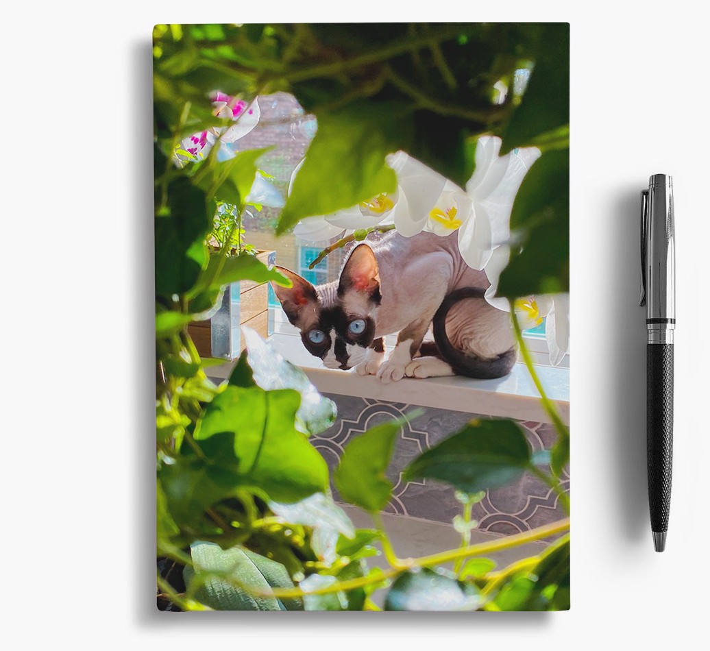 Photo Upload Notebook with photo of your {breedFullName}
