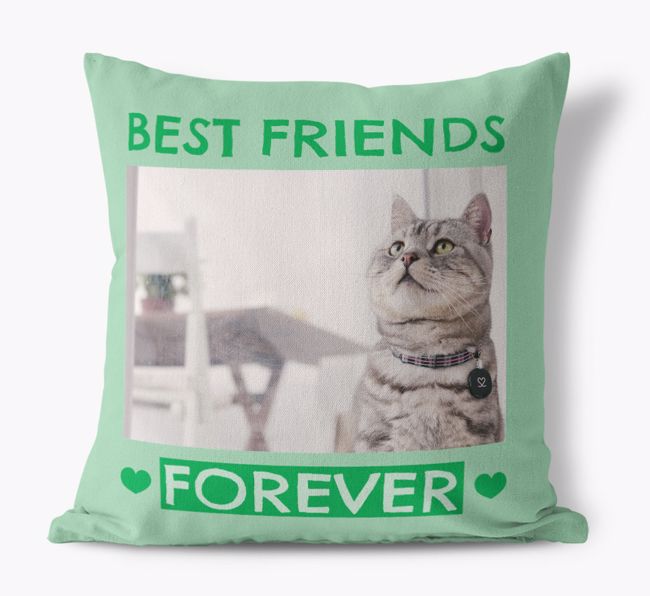 Best Friends Forever: {breedCommonName} Photo Upload Cushion 