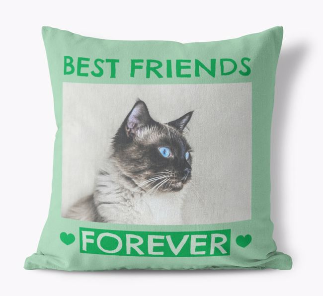 Best Friends Forever: {breedCommonName} Photo Upload Pillow