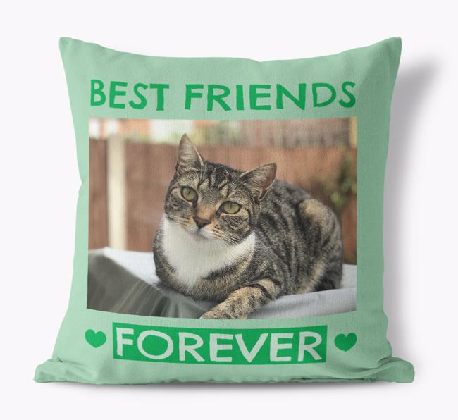 Best Friends Forever: {breedCommonName} Photo Upload Cushion 