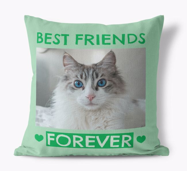 Best Friends Forever: {breedCommonName} Photo Upload Pillow