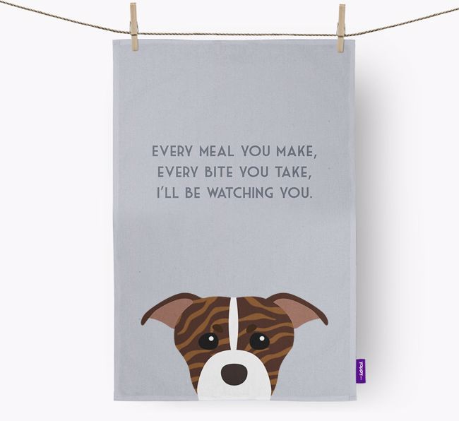 'I'll be watching you' Tea Towel