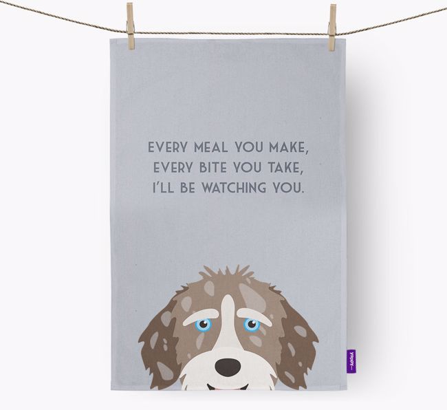 'I'll be watching you' Dish Towel