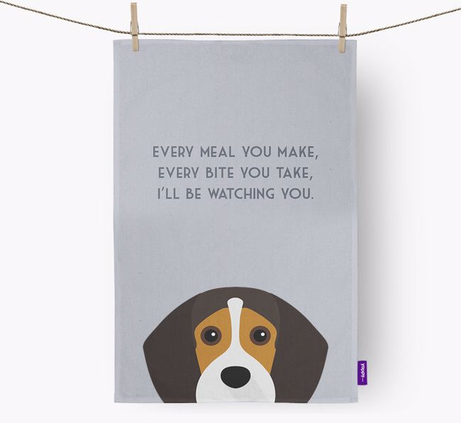 'I'll be watching you' Dish Towel