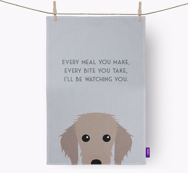 'I'll be watching you' Tea Towel