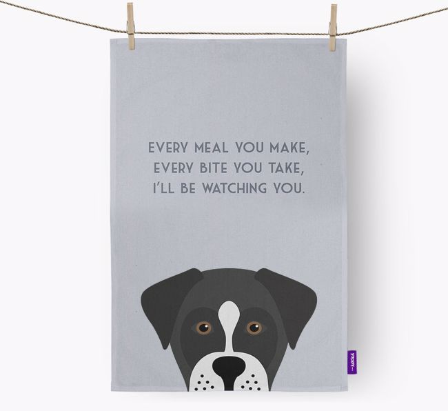 'I'll be watching you' Tea Towel