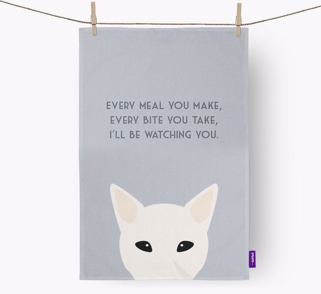 'I'll be watching you' Dish Towel