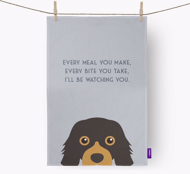 'I'll be watching you' Tea Towel