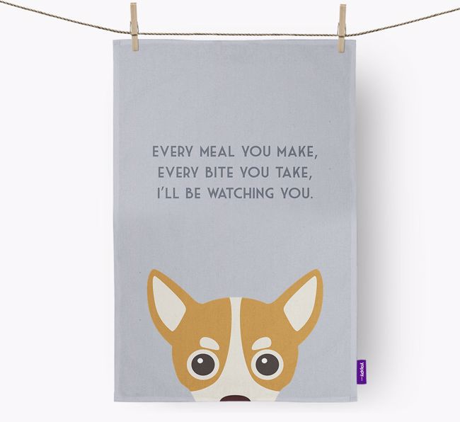 'I'll be watching you' Tea Towel