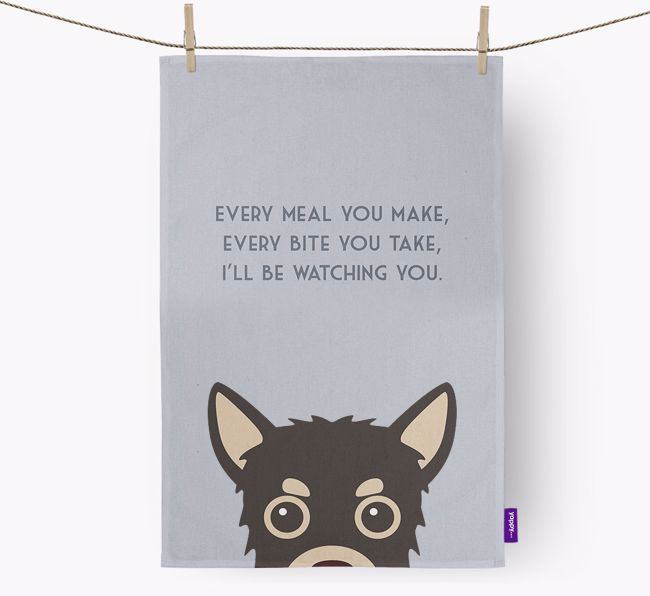 'I'll be watching you' Tea Towel