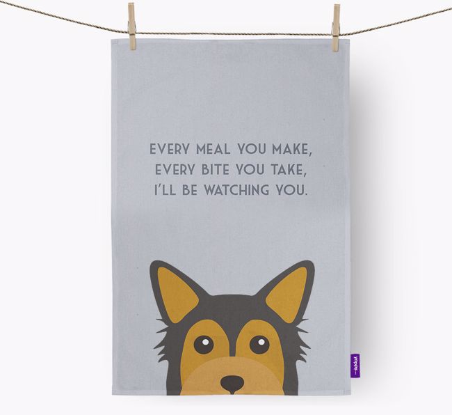 'I'll be watching you' Tea Towel