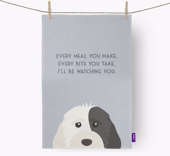 'I'll be watching you' Dish Towel