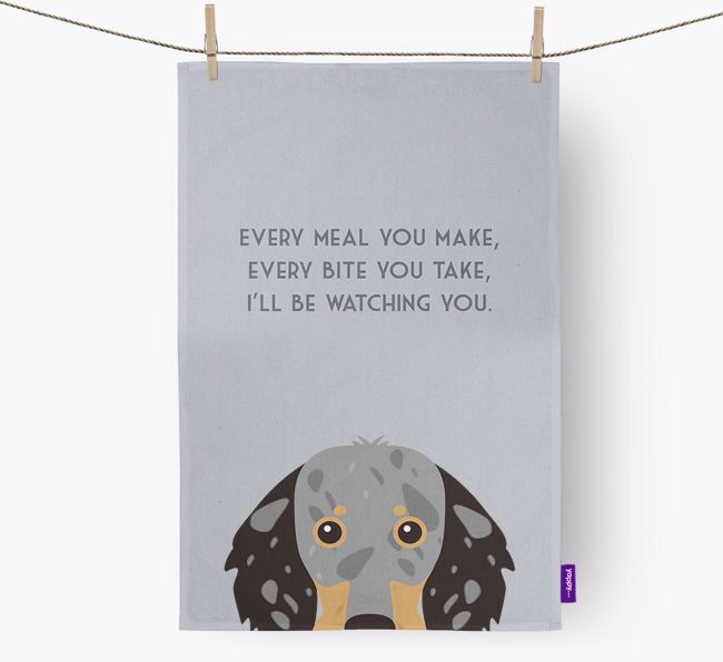 'I'll be watching you' Tea Towel