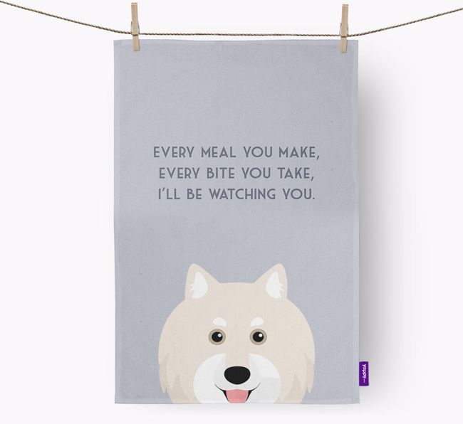 'I'll be watching you' Dish Towel