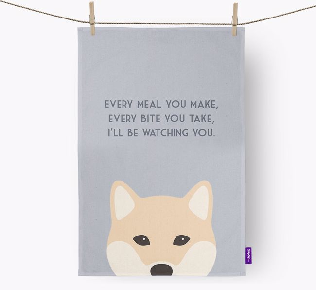 'I'll be watching you' Dish Towel