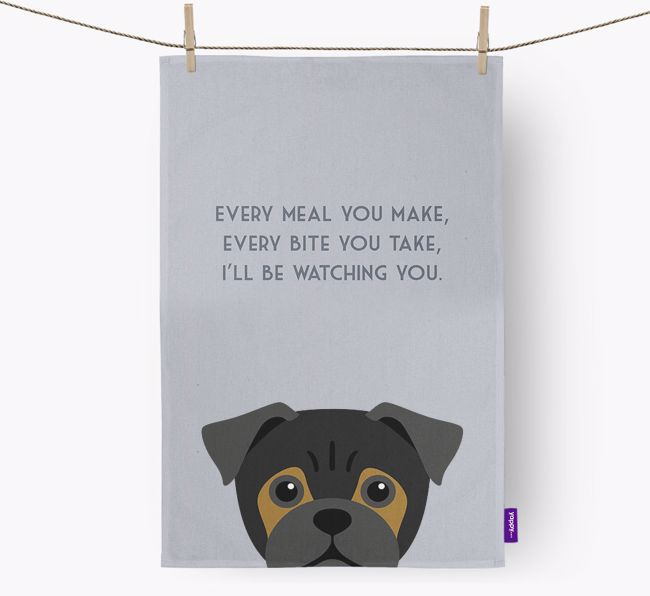 'I'll be watching you' Tea Towel