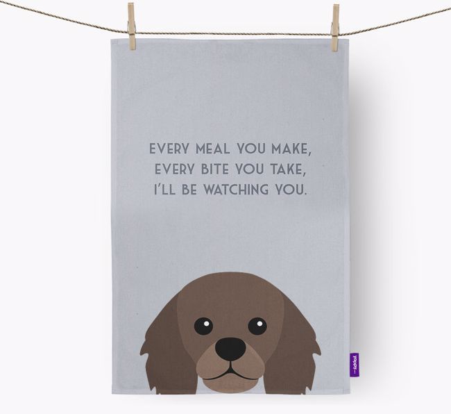 'I'll be watching you' Dish Towel