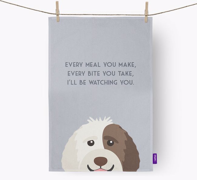 'I'll be watching you' Dish Towel