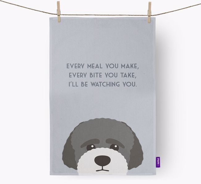 'I'll be watching you' Dish Towel