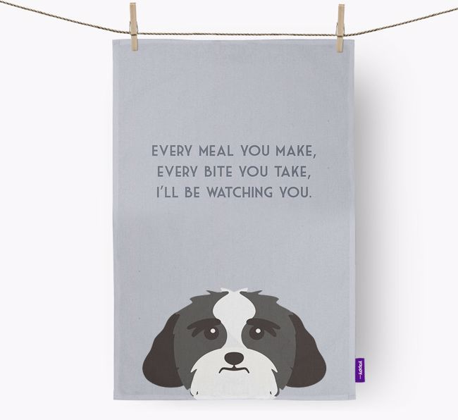 'I'll be watching you' Dish Towel