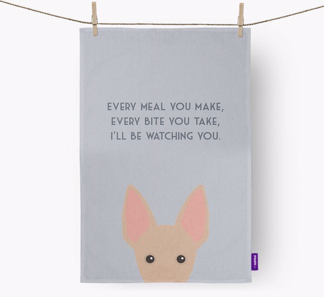 'I'll be watching you' Tea Towel