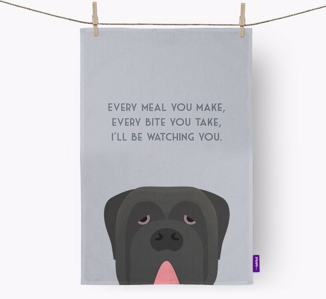 'I'll be watching you' Tea Towel