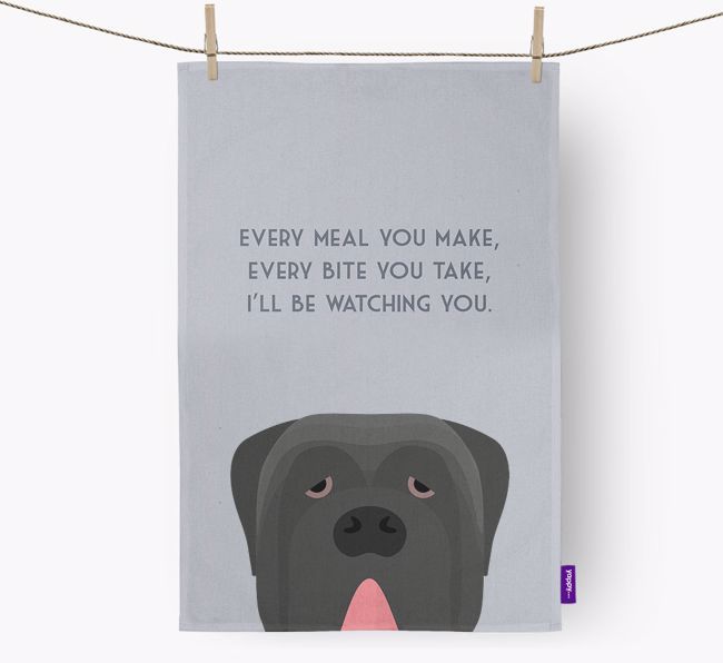 'I'll be watching you' Dish Towel