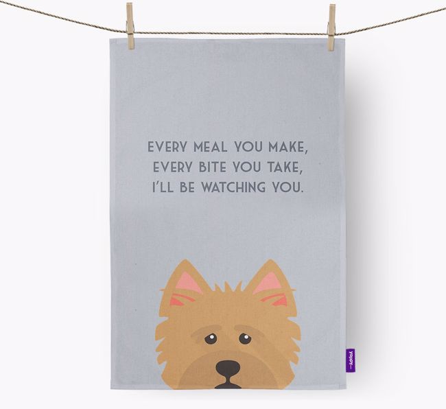 'I'll be watching you' Tea Towel