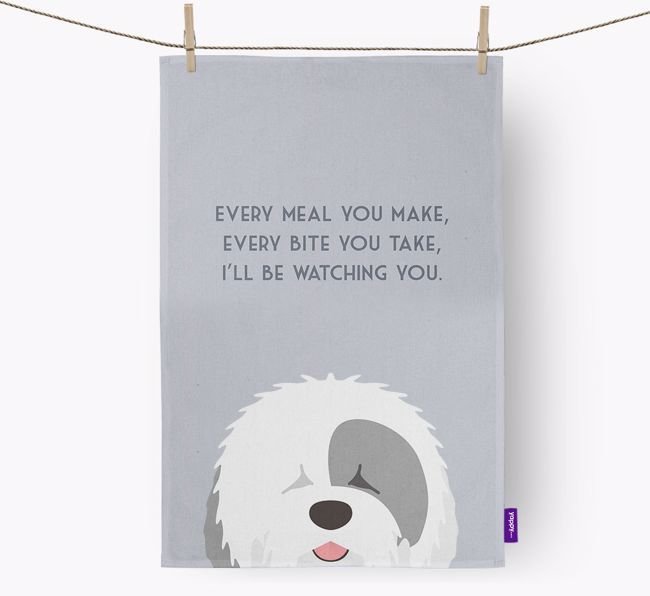 'I'll be watching you' Dish Towel