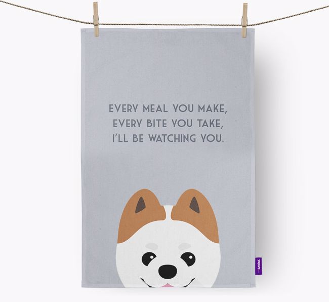 'I'll be watching you' Tea Towel